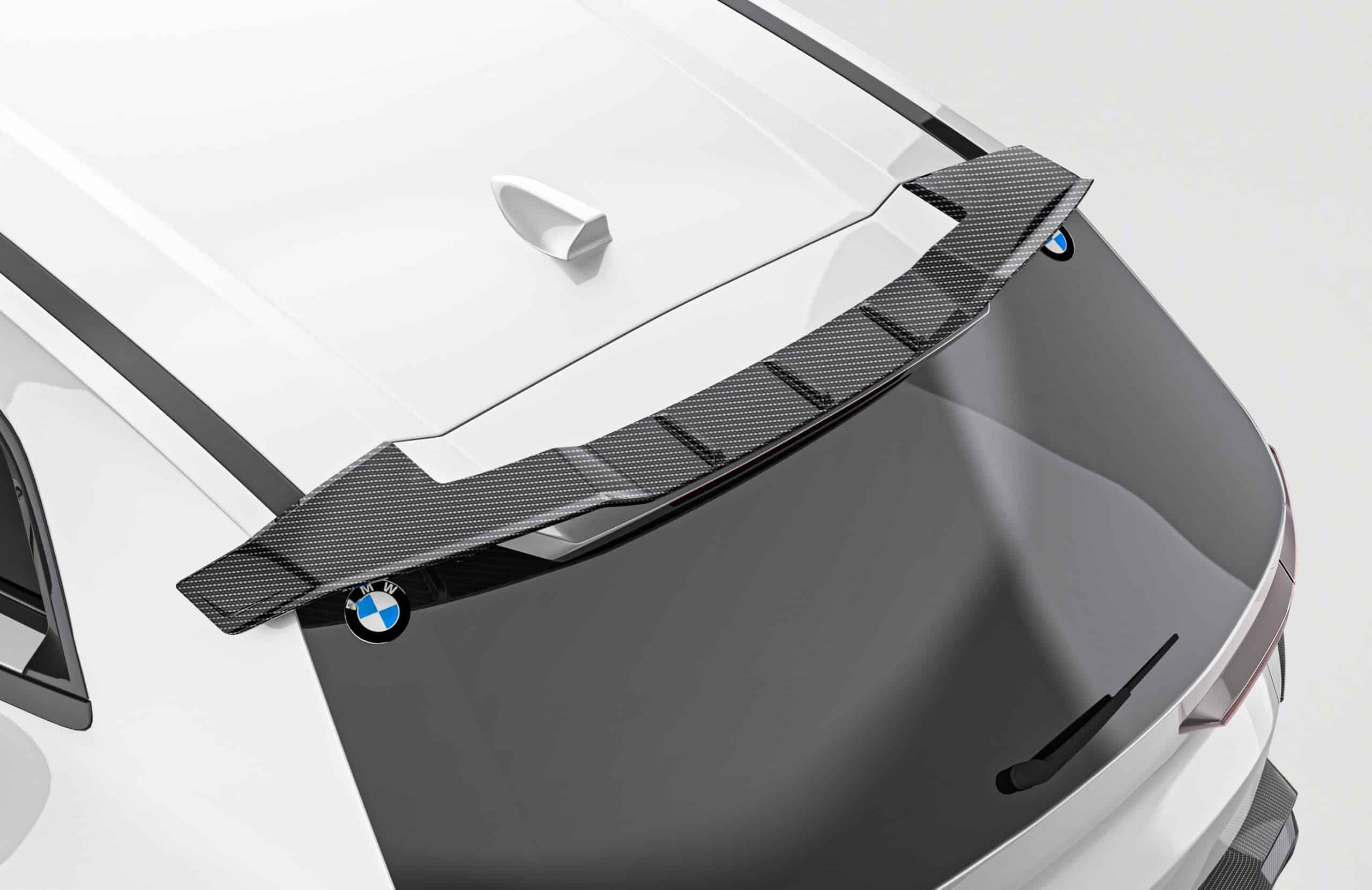 BMW XM G09 Carbon Fibre Rear Spoiler - aerodynamic SUV roofline upgrade