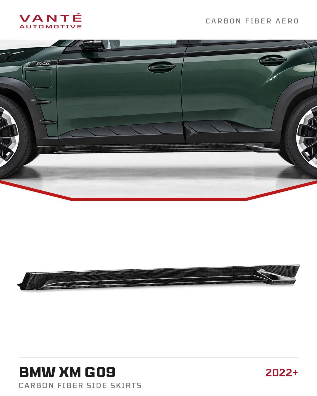 BMW XM G09 Carbon Fibre Side Skirts