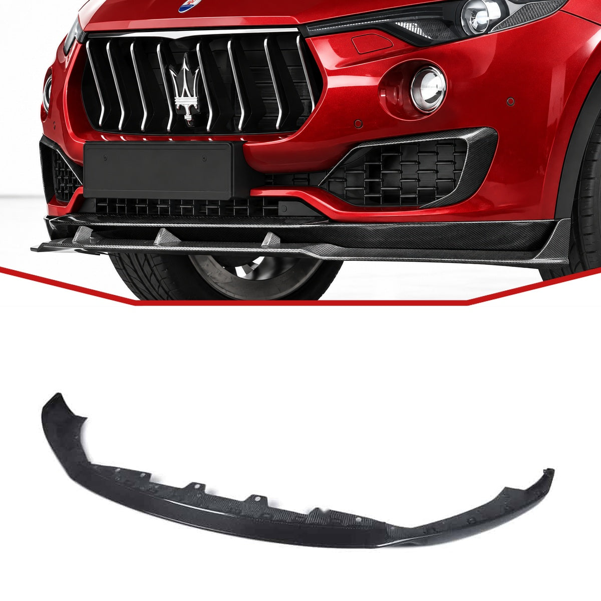 Maserati Levante M161 Carbon Fibre Upper Front Lip