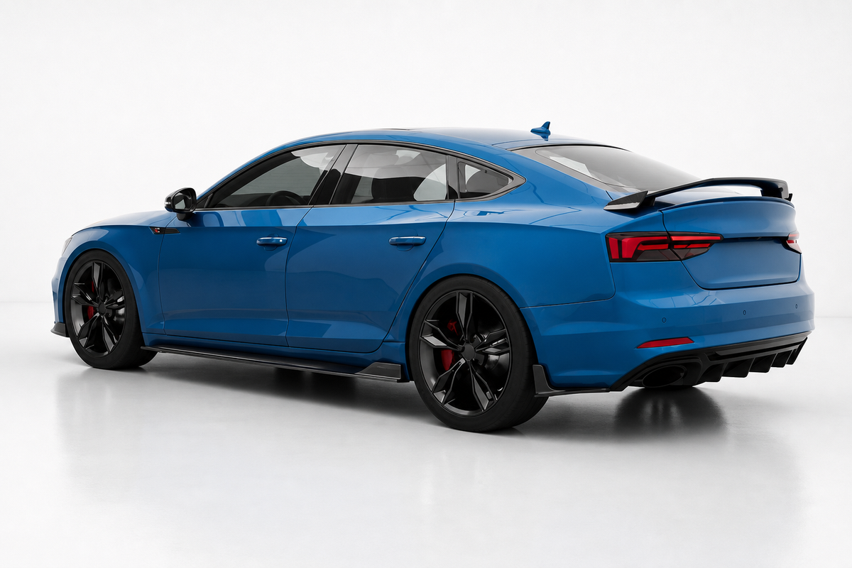 Audi A5 S5 B9 Difusor trasero de fibra de carbono