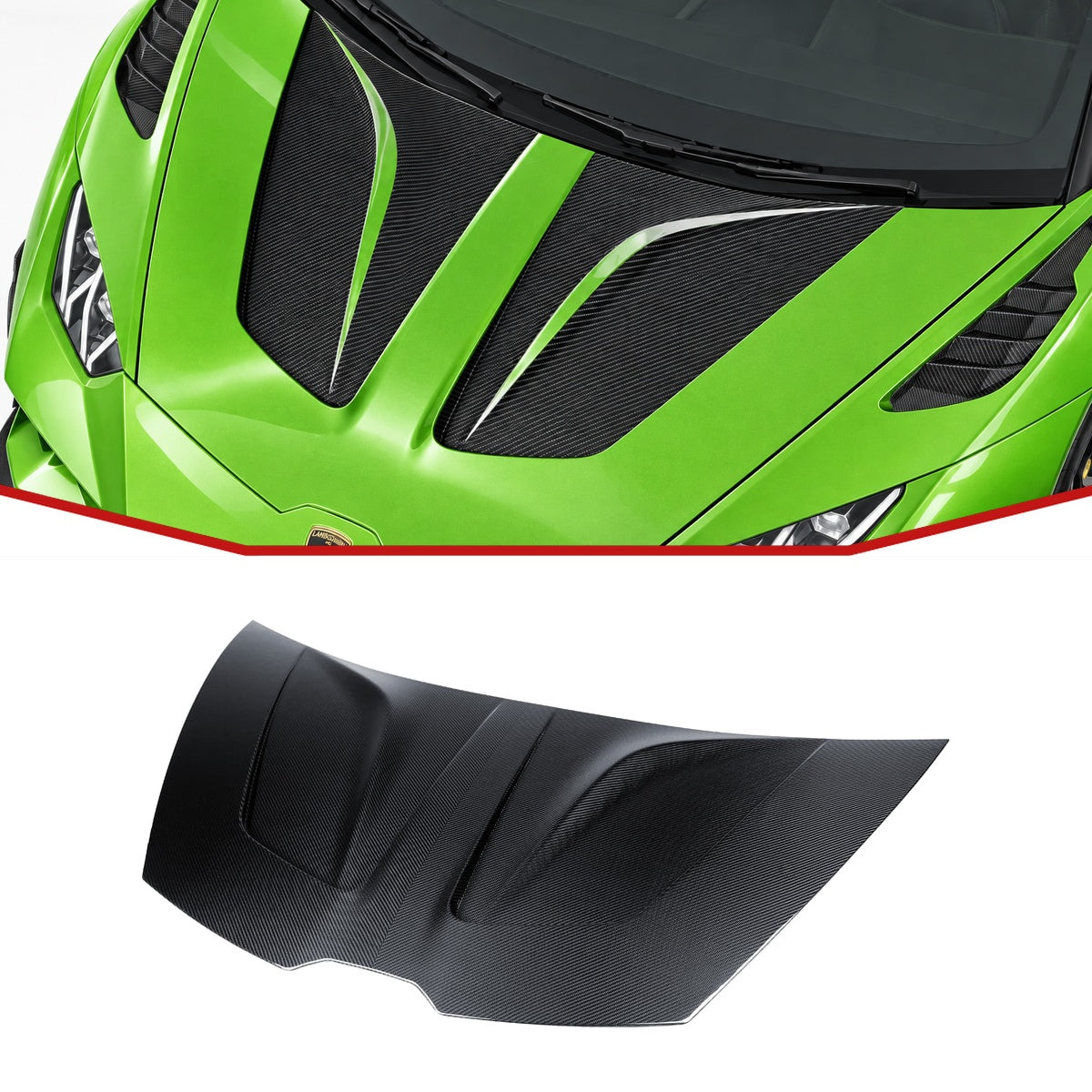 Lamborghini Huracan Evo Carbon Fibre Front Bonnet Hood V1