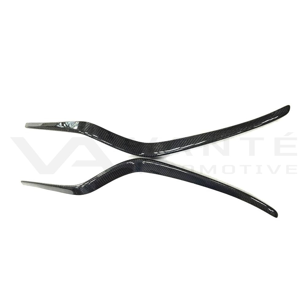 Porsche Macan 95B.1 Carbon Fibre Front Bumper Air Vent Fins Canards