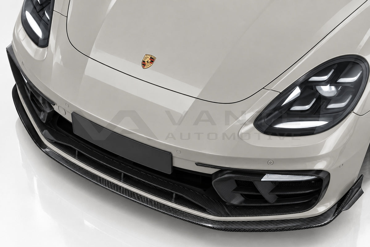 Porsche Panamera 971.2 Carbon Fibre Front Lip – image 4