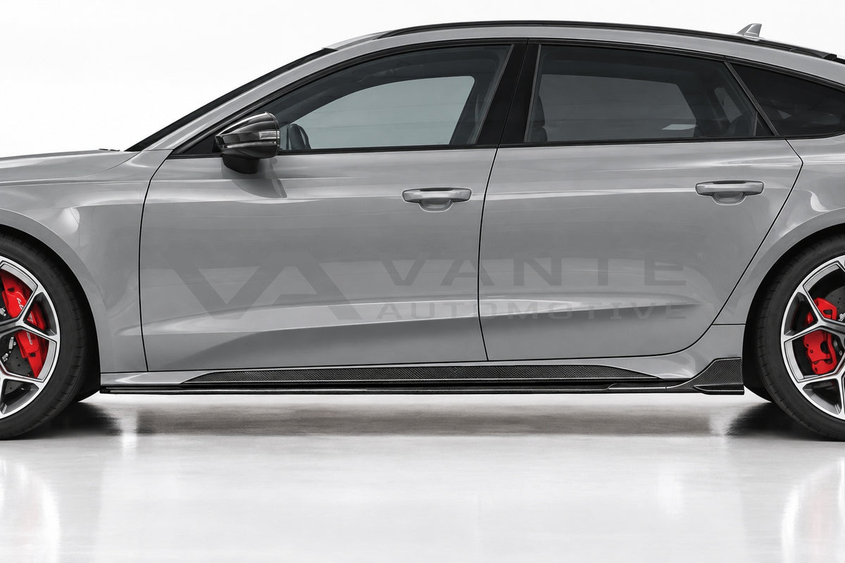 Audi RS6/RS7 C8 Carbon Fibre Side Skirts V2 – image 3