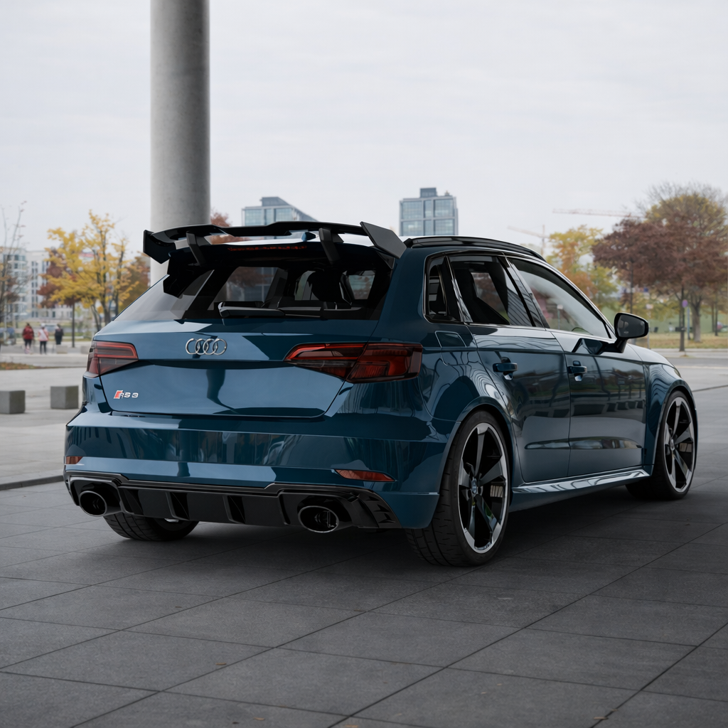Audi A3/S3/RS3 8V Rear Wing Spoiler Carbon Fibre image 5