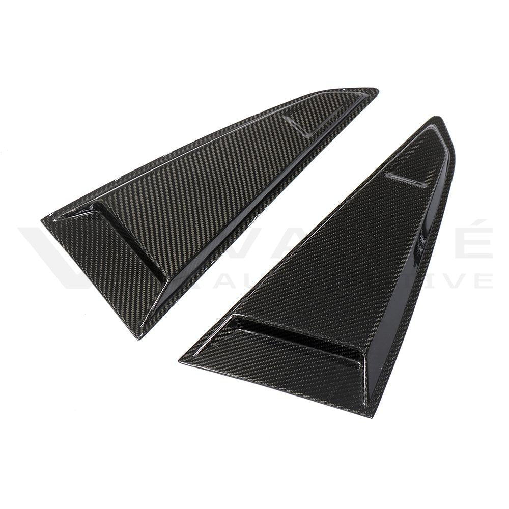 Audi TT/TTS/TTRS 8S (MK3) Carbon Fiber Heckquartier-Fensterluken
