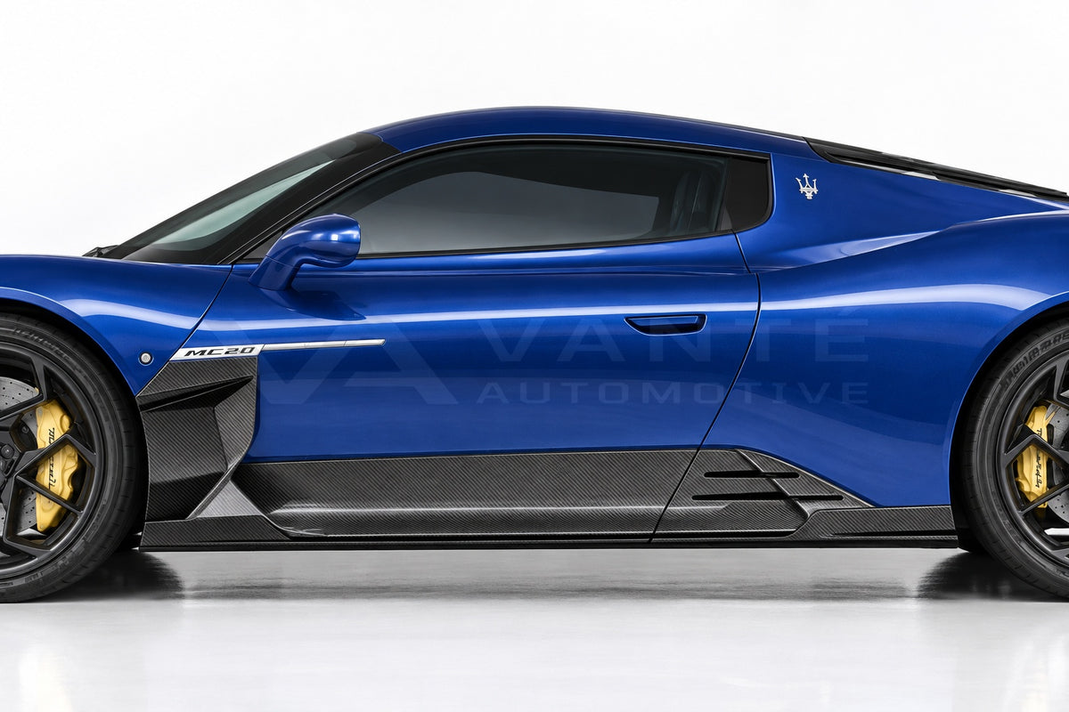 Maserati MC20 Carbon Fibre Side Skirts part 2