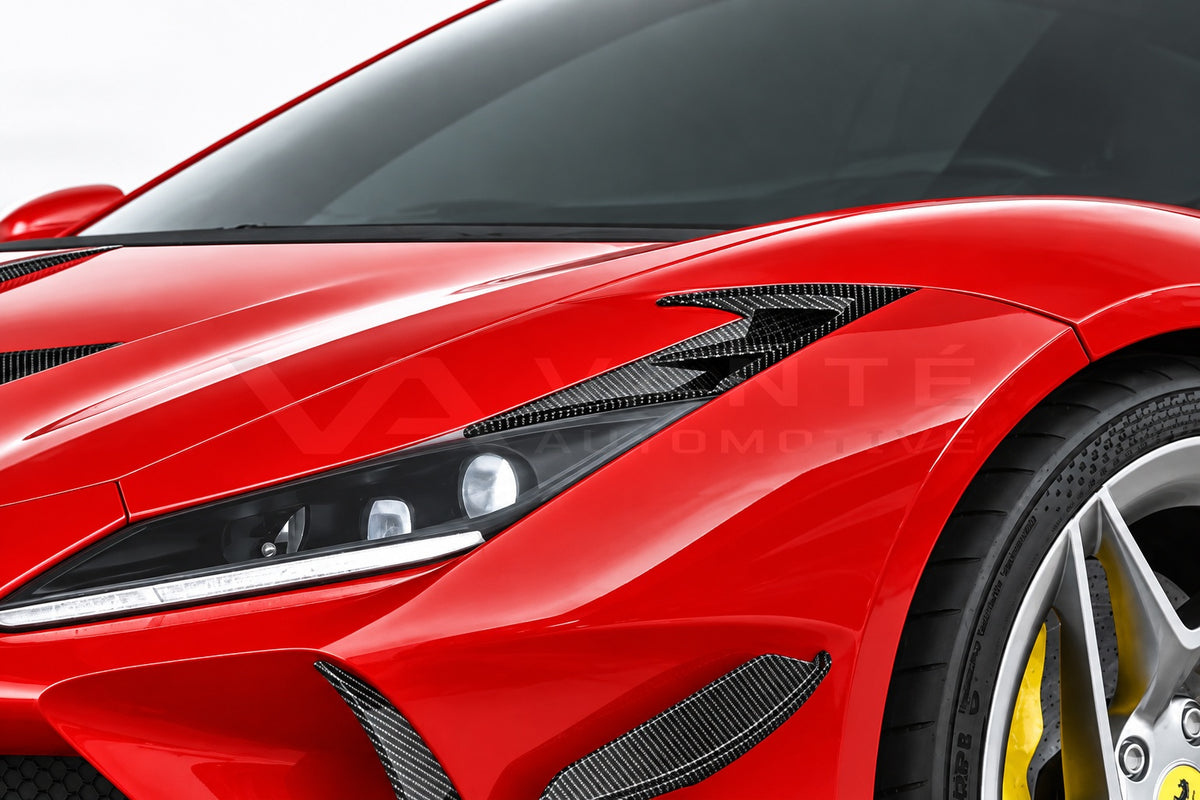 Ferrari F8 Tributo Carbon Fibre Front Fender Air Intake