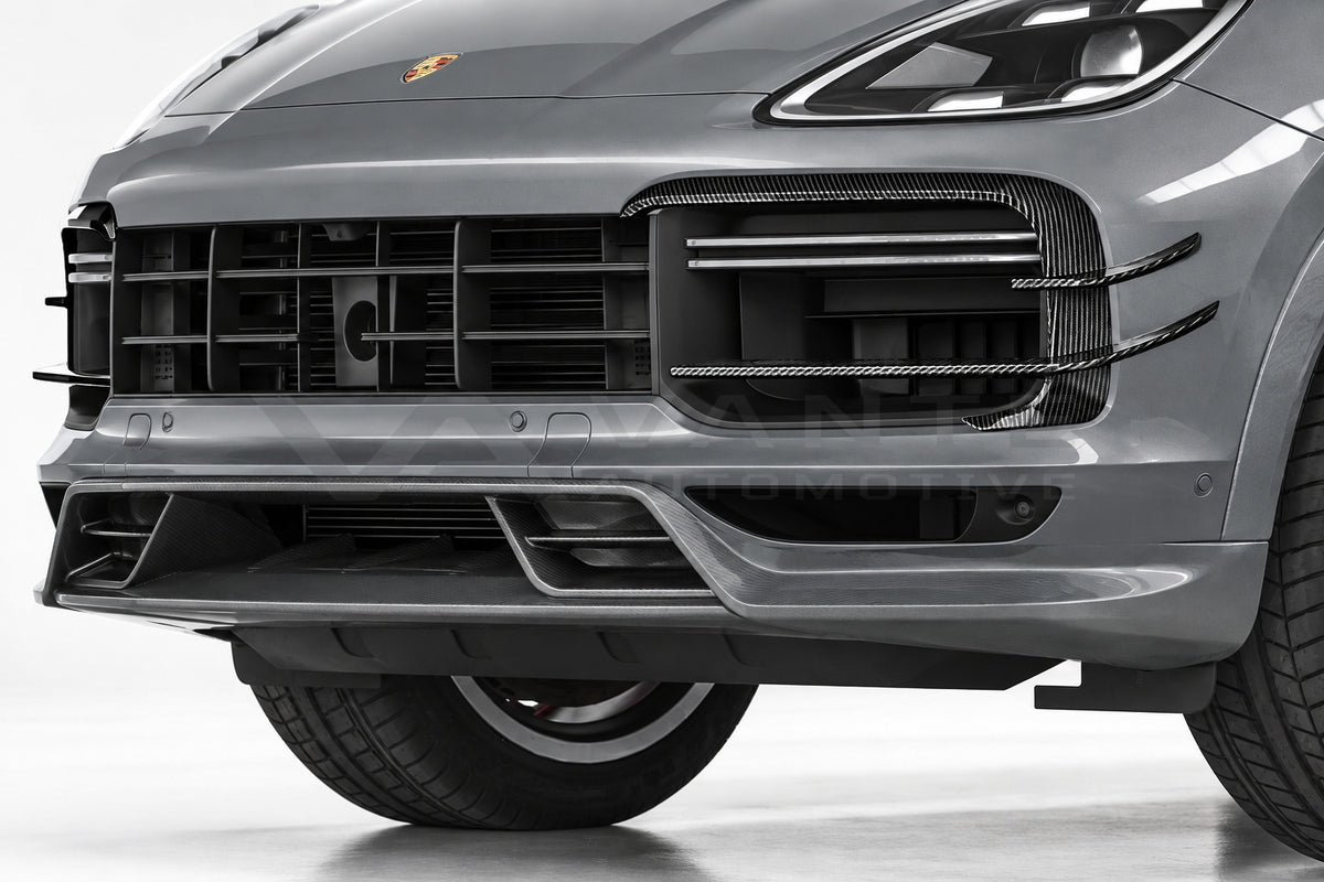 Porsche Cayenne 9YA/9YB Carbon Fibre Front Canards – image 2