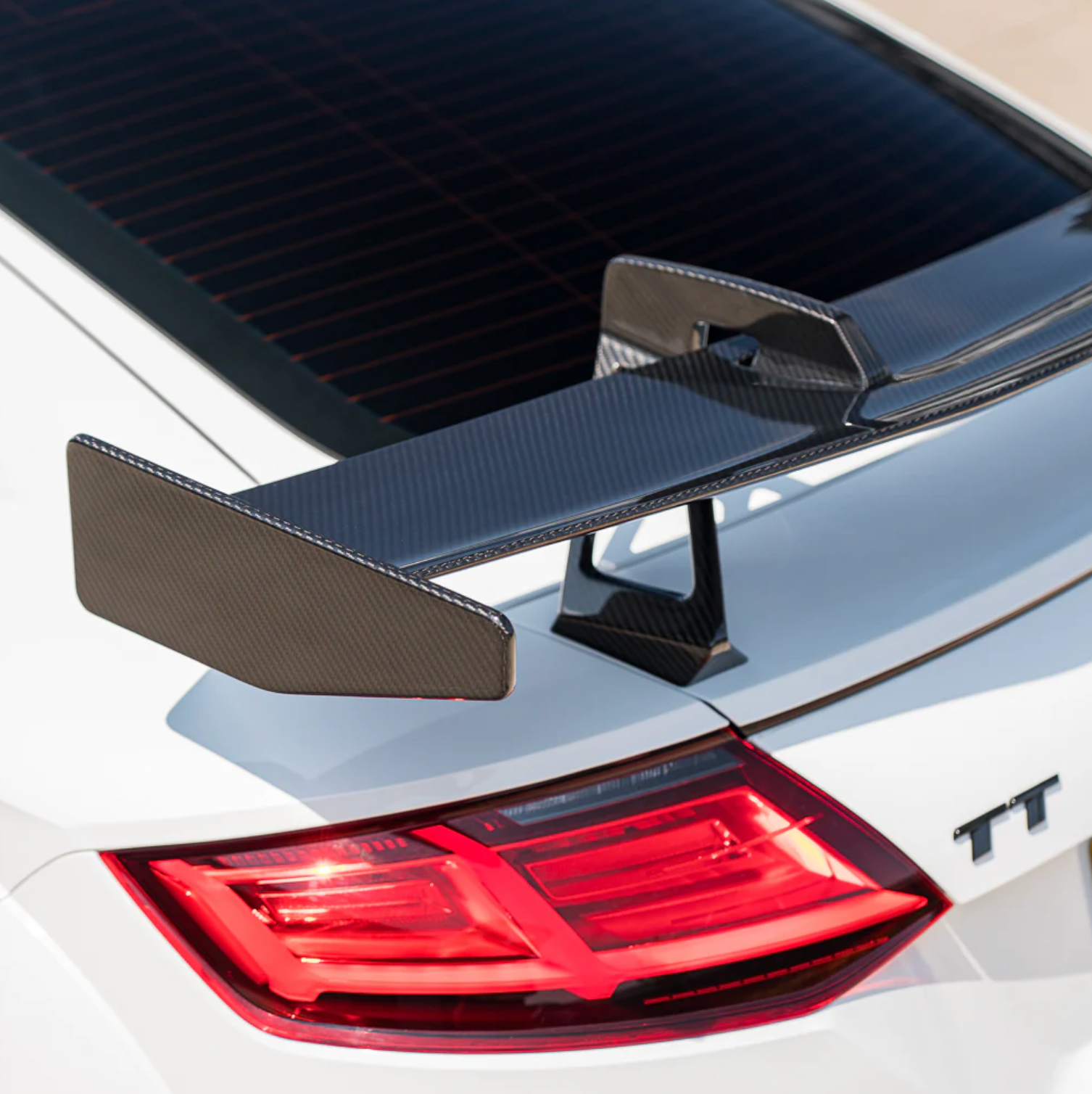 Audi TT/TTS/TTRS 8S (MK3) Carbon Fiber Rear Wing Spoiler Sport image 3