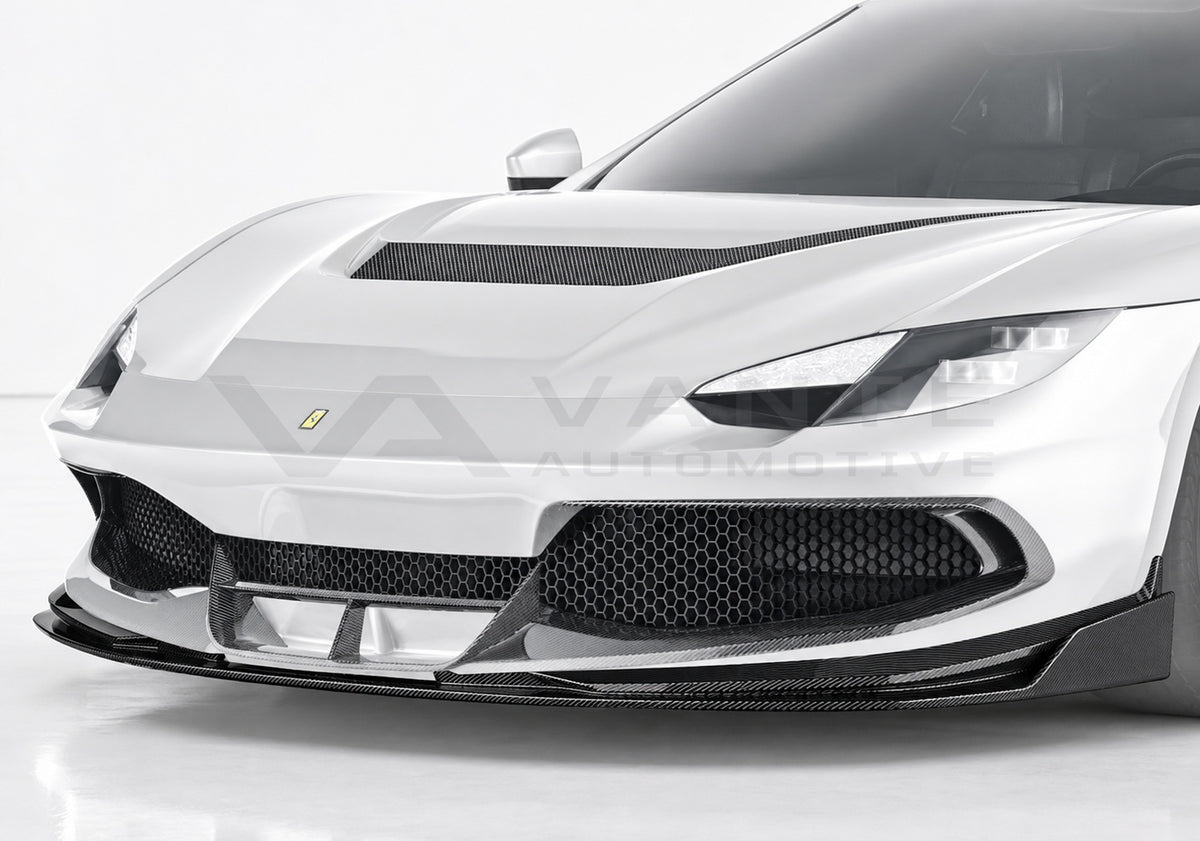 Ferrari 296 GTB/GTS Carbon Fibre Front Lip