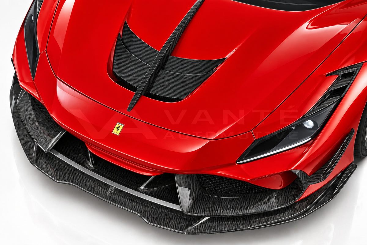 Ferrari F8 Tributo Carbon Fibre Upper Front Lip – image 3