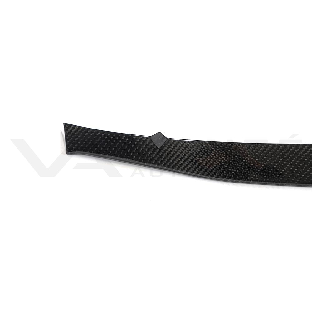 Becquet arrière secondaire en fibre de carbone pour Audi A6/S6/RS6 C8