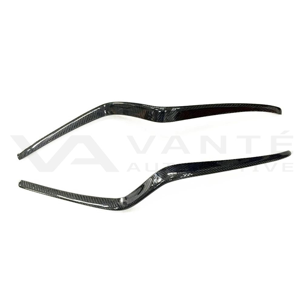 Porsche Macan 95B.1 Carbon Fibre Front Bumper Air Vent Fins Canards