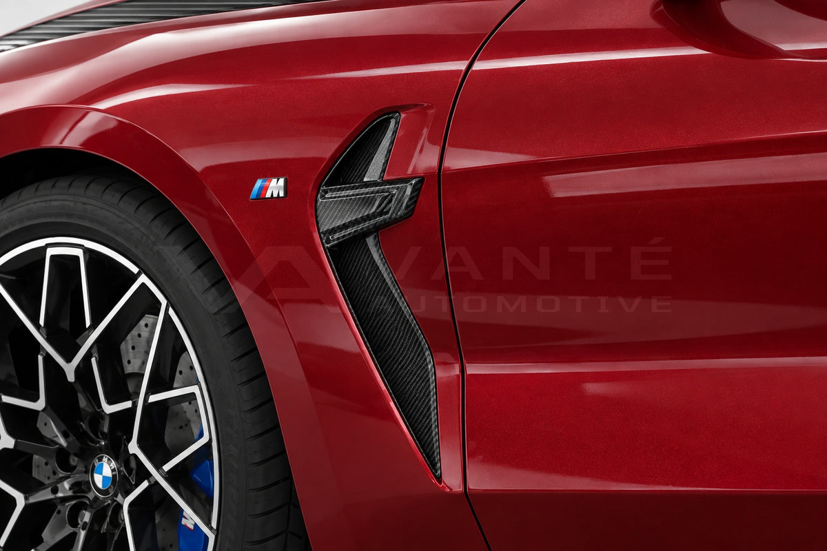 BMW M8 F91/F92/F93 Carbon Fibre Fender Trims – image 3