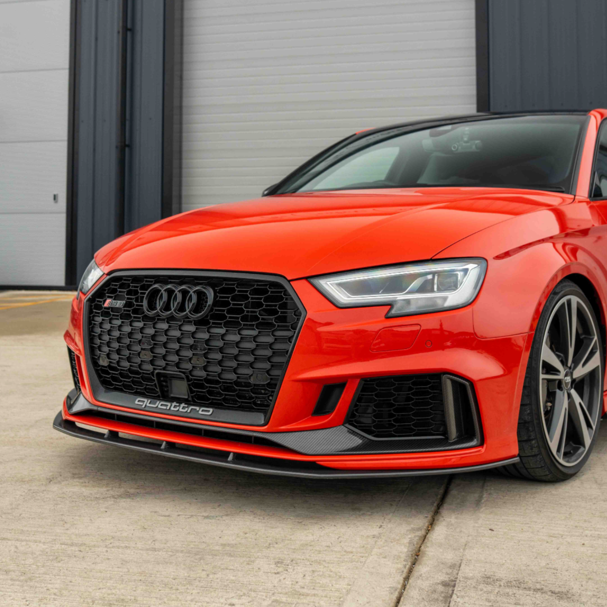 Audi RS3 8V.5 Carbon Fiber Front Bumper Vent Trim image 1