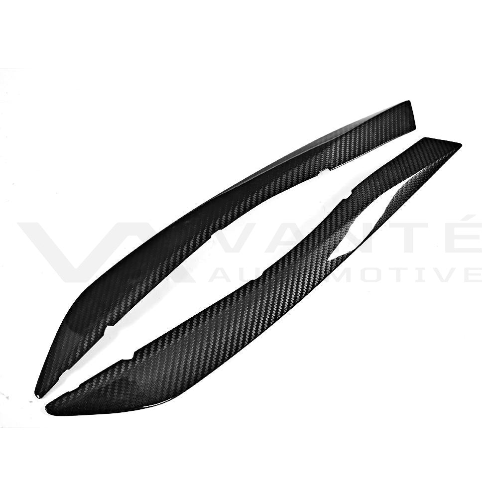 Ceja de Faro de Fibra de Carbono Seca para Audi A5 S5 RS5 B9 y B9.5