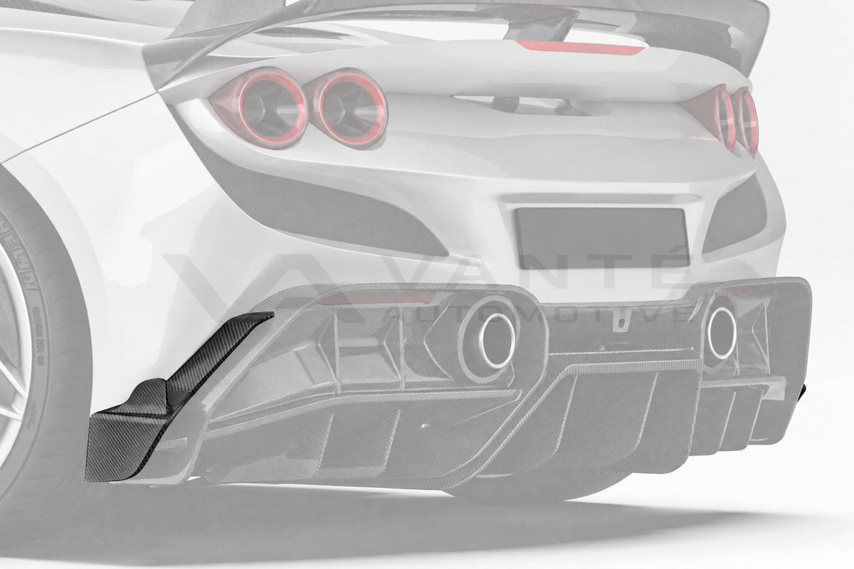 Included in the kit: Rear Side Splitters