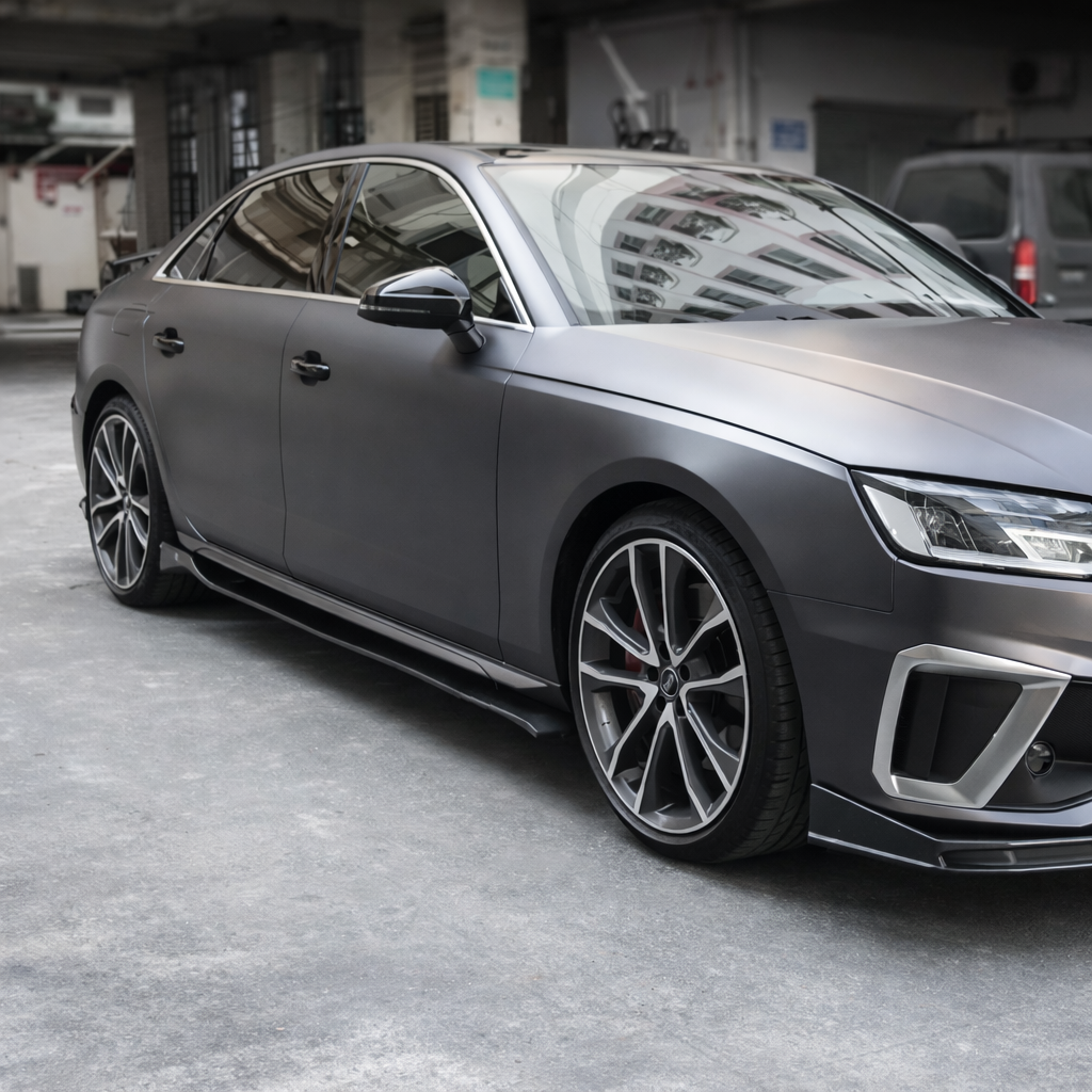 Audi A4/S4/RS4/A5/S5/RS5 B9 and B9.5 Carbon Fibre Side Skirts image 2