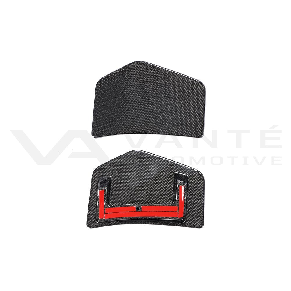 Audi TT/TTS/TTRS 8S (MK3) Lames/Ailettes de pare-chocs arrière en fibre de carbone