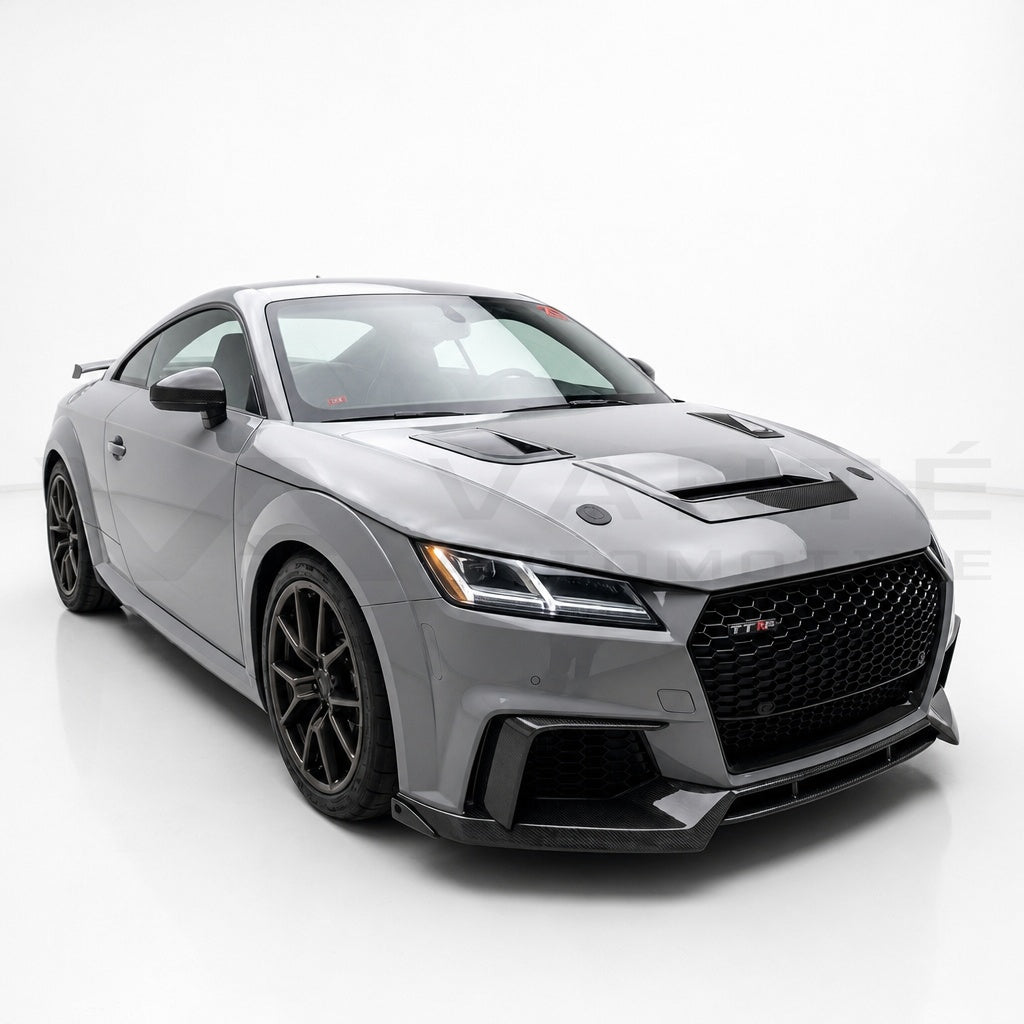 Audi TT/TTS/TTRS 8S (MK3) Kohlefaser-Nebelscheinwerfer-Blende Splitter Canards