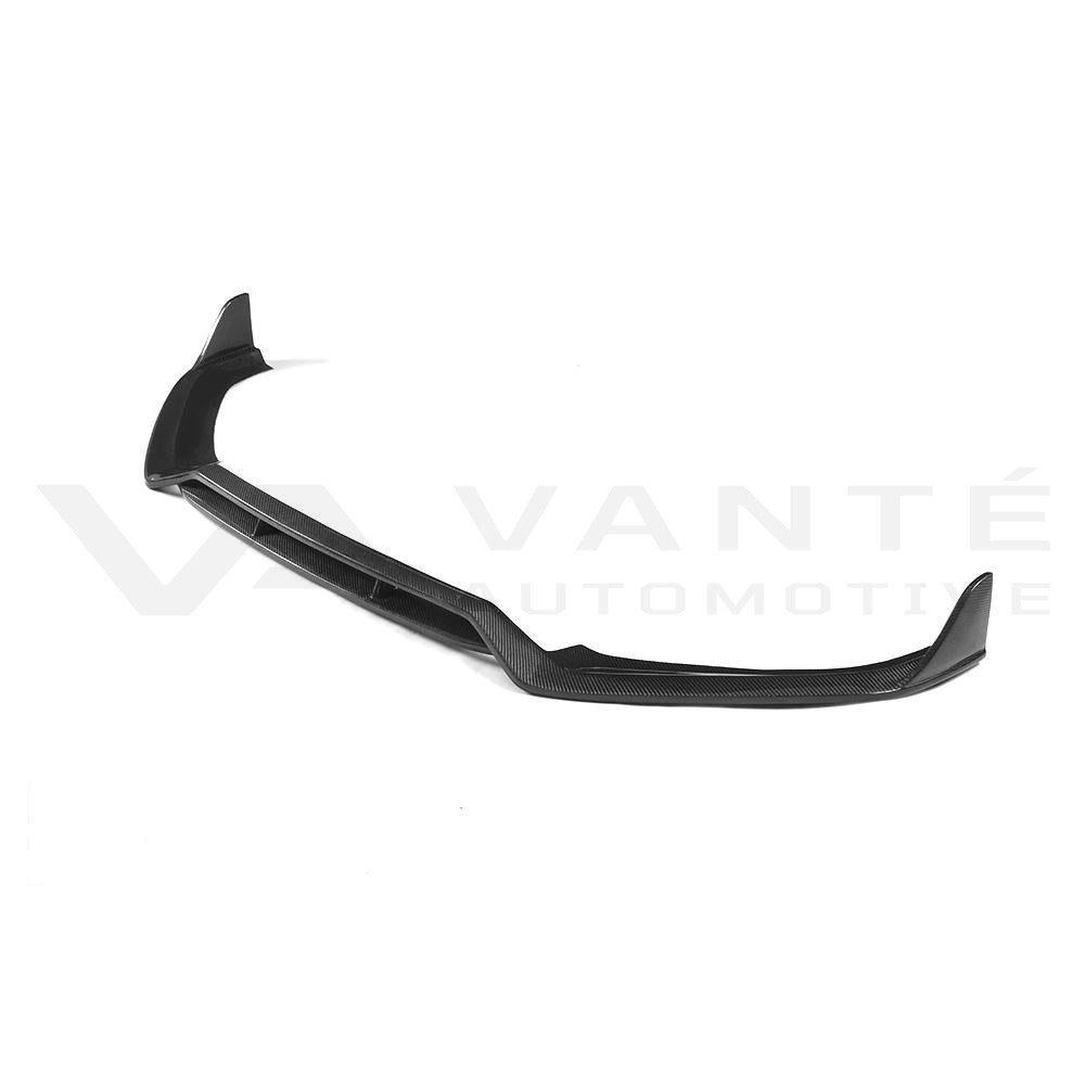 Divisor de labio de parachoques delantero de fibra de carbono para Audi A4 S-Line/S4 B9 S-Line