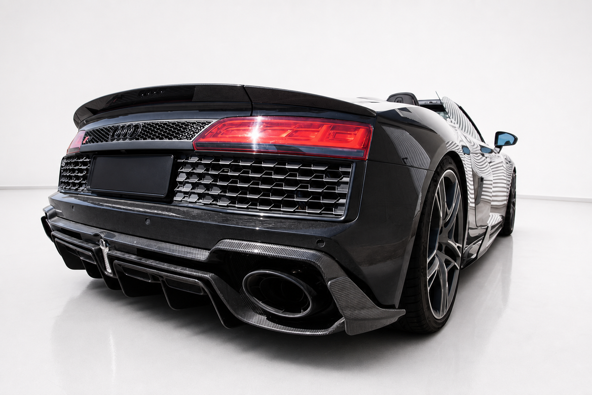 Audi R8 4S FL Difusor Trasero de Fibra de Carbono V2