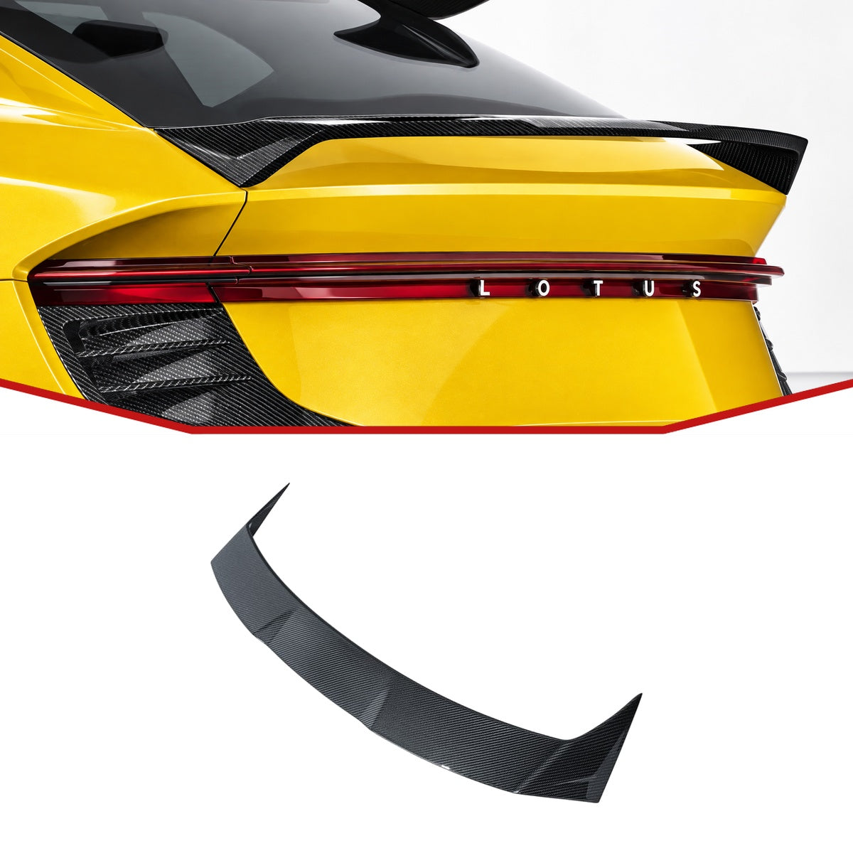Lotus Eletre Type 132 Carbon Fibre Rear Spoiler