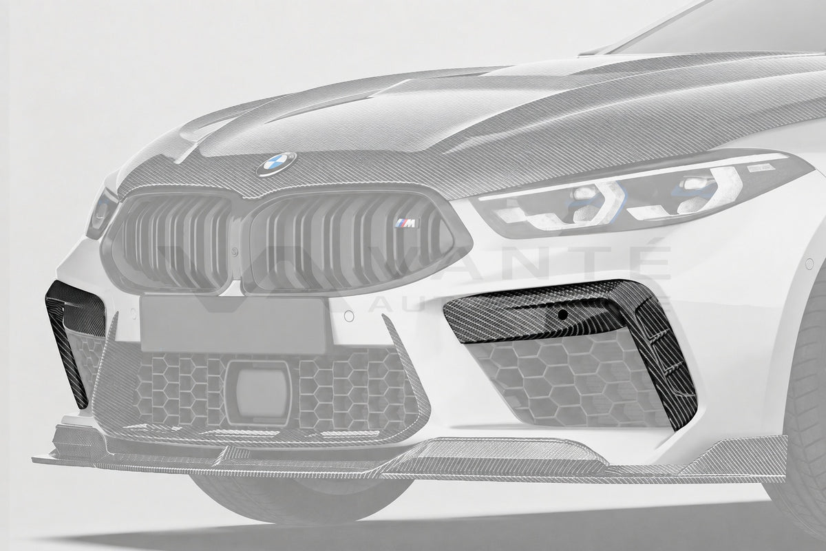 BMW M8 F91/F92/F93 Carbon Fibre Front Canards – image 5