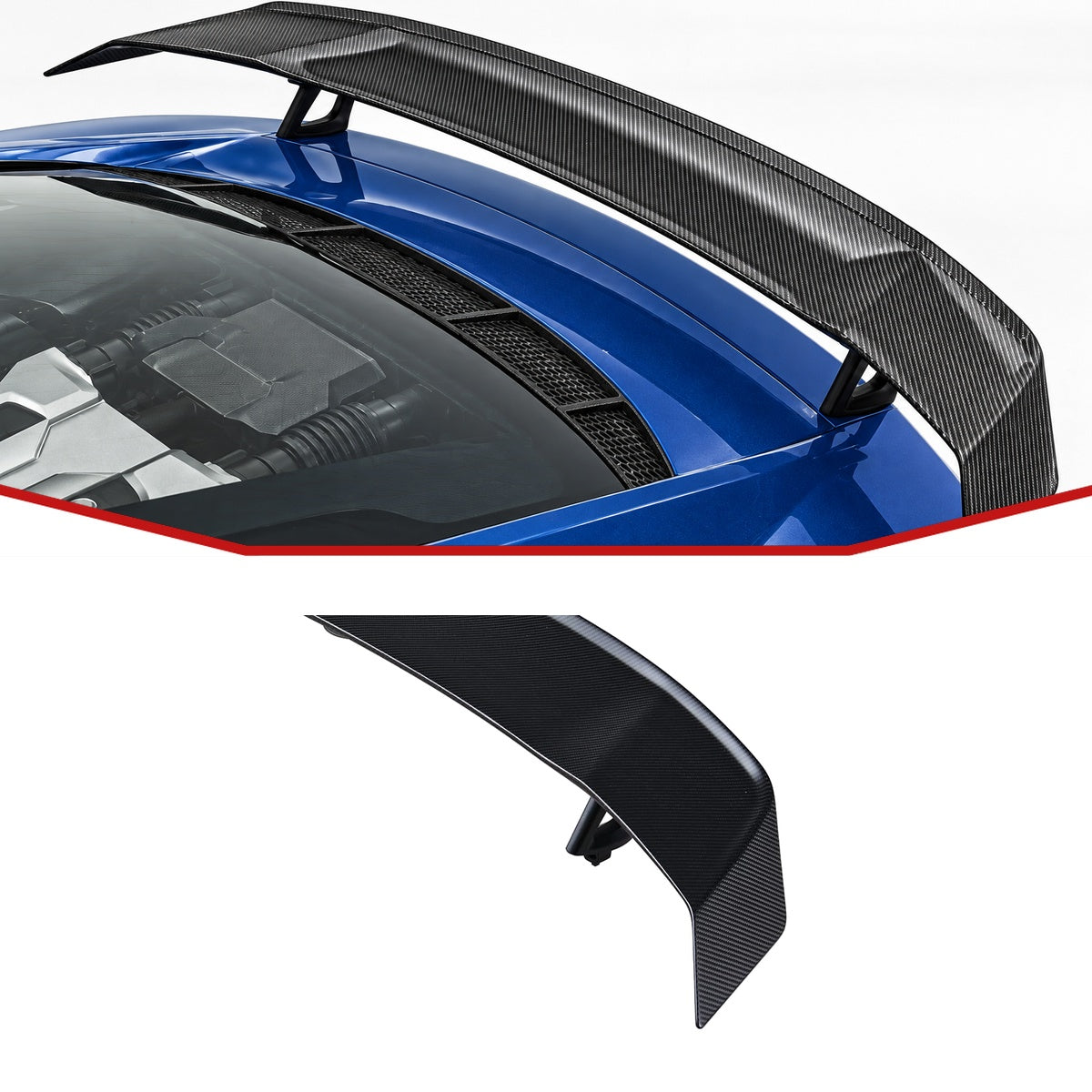 Audi R8 Type 4S FL Carbon Fibre Rear Wing Ver.1