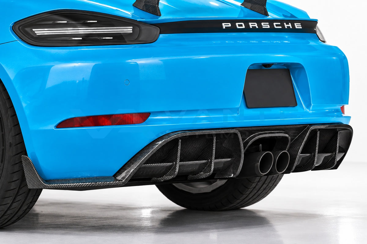 Porsche 718 Boxster/Cayman Carbon Fibre Rear Diffuser – image 2