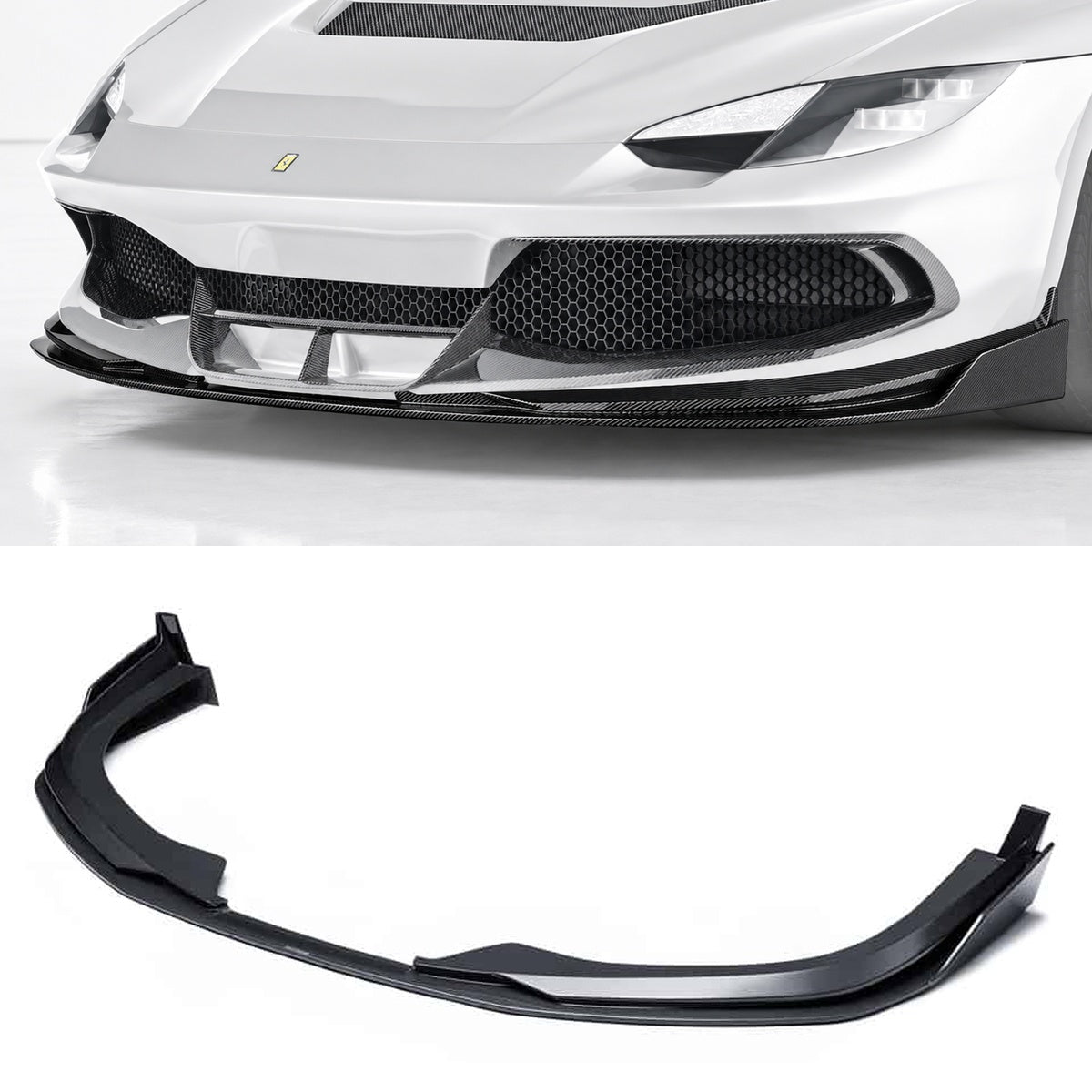 Ferrari 296 GTB/GTS Carbon Fibre Front Lip