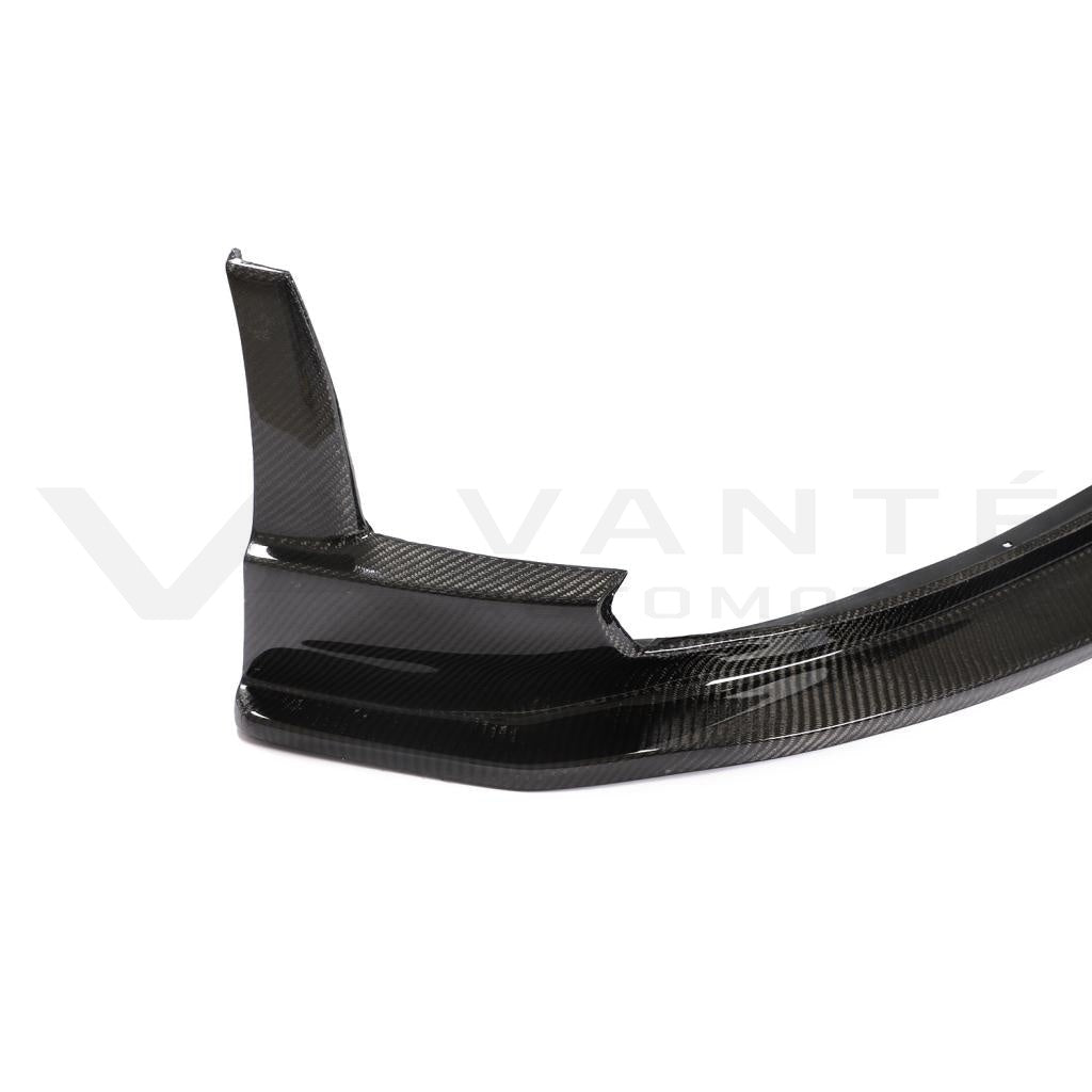 Porsche 718 Boxster Cayman 982 Dry Carbon Fibre Front Bumper Lip Spoiler