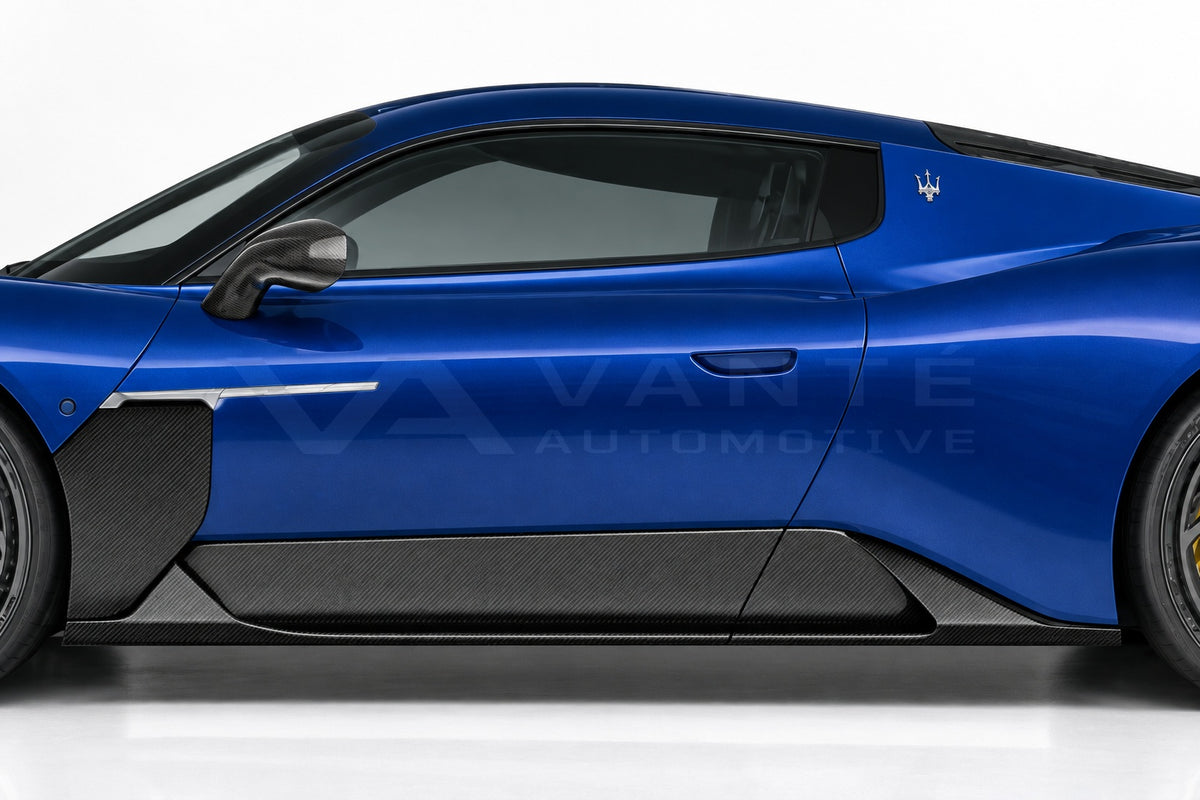 Maserati MC20 Carbon Fibre Side Skirts part 1