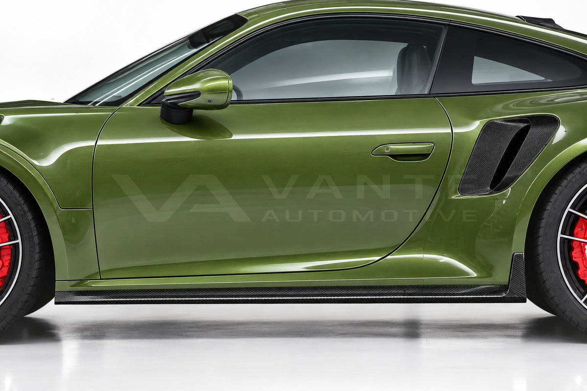 Porsche 911 992.1 Turbo S Carbon Fibre Side Skirts – image 3
