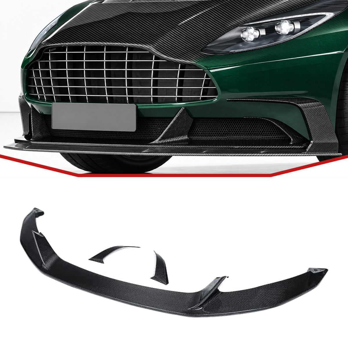 Aston Martin DB11 Gen 1 Carbon Fibre Upper Front Lip