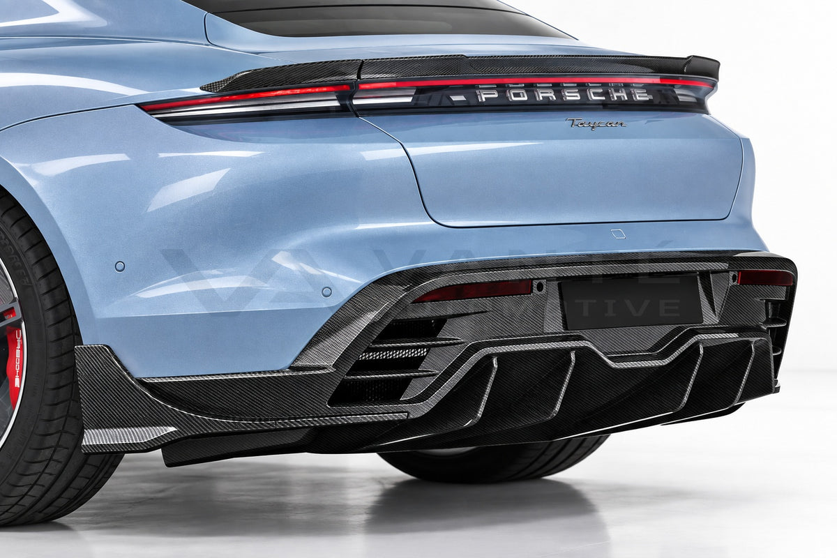 Porsche Taycan Carbon Fibre Rear Diffuser – image 2