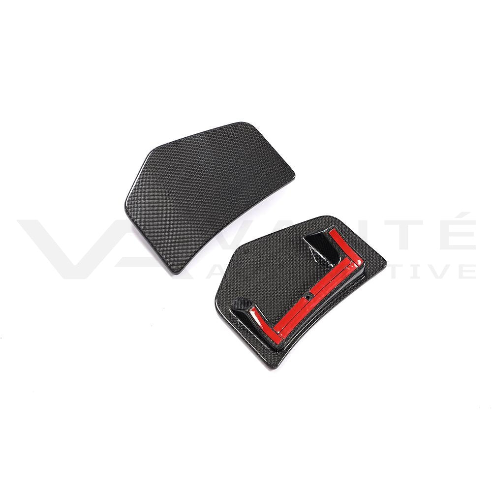 Audi TT/TTS/TTRS 8S (MK3) Lames/Ailettes de pare-chocs arrière en fibre de carbone