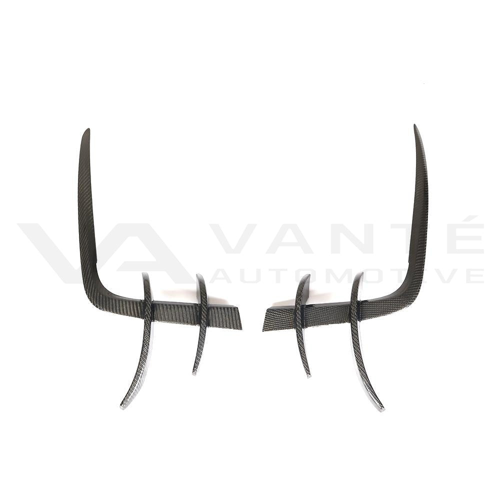 Audi A5 S-Line/S5 B9 Canards delanteros de fibra de carbono