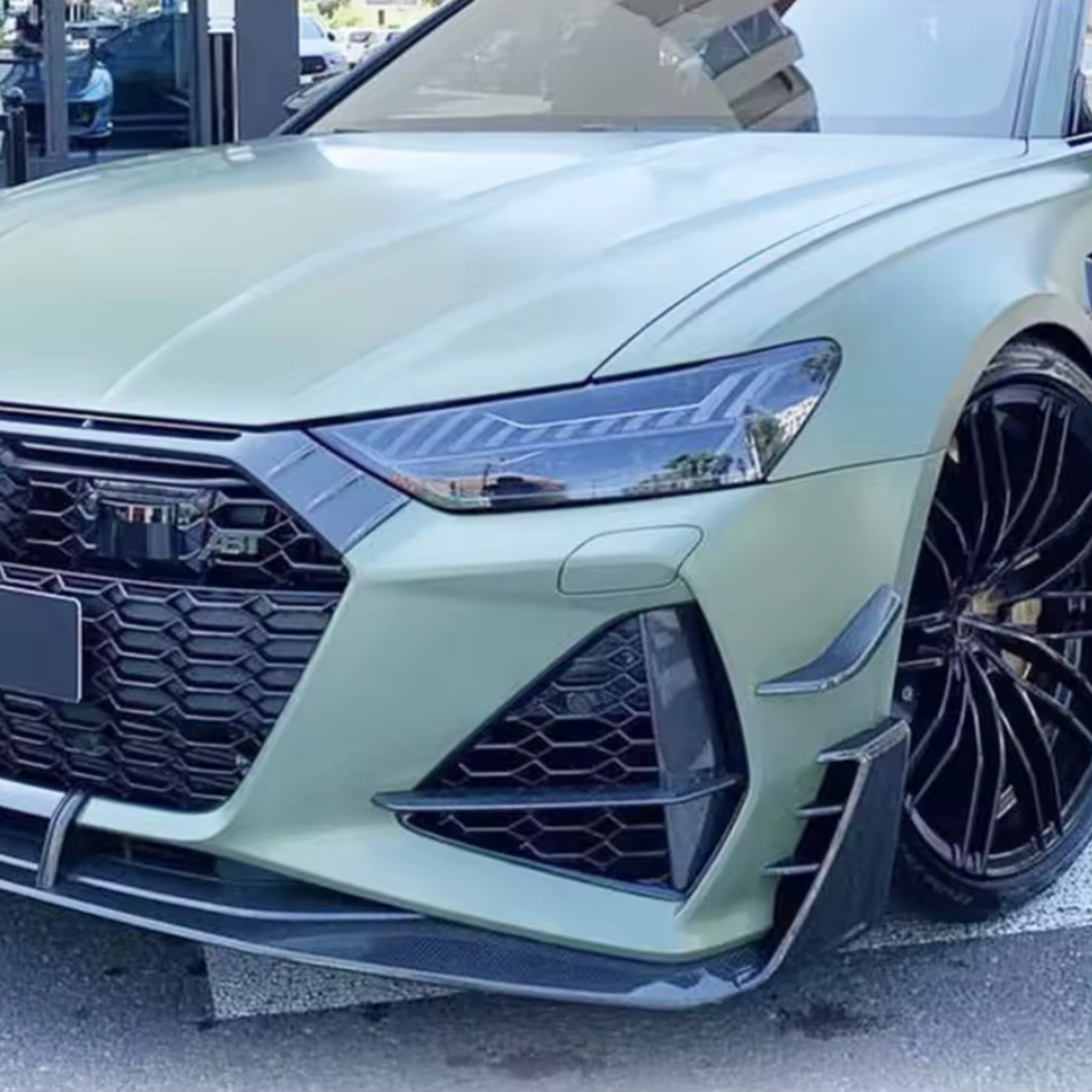 Audi RS6/RS7 C8 Carbon Fiber Front Canards image 2