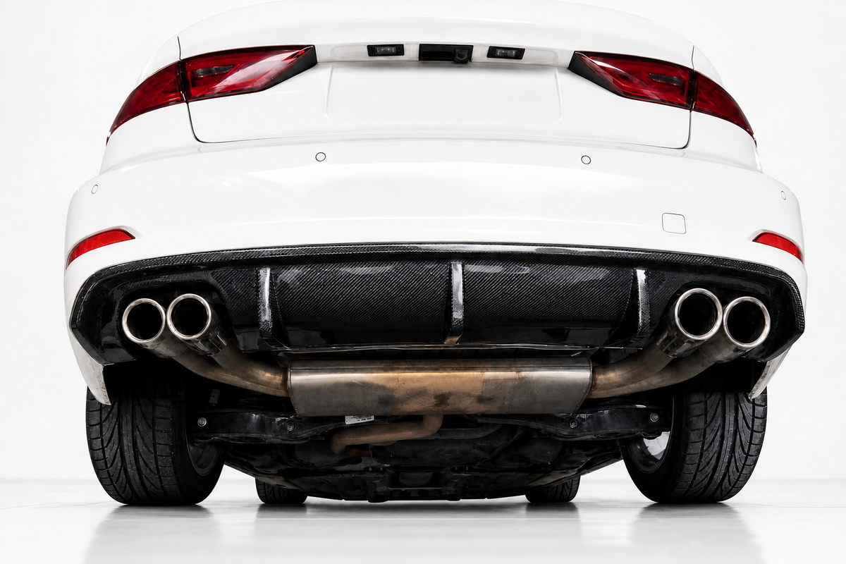 Diffuseur arrière en fibre de carbone V2 pour Audi A3/S3 8V.5