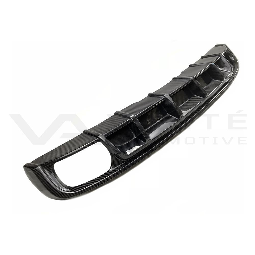 Audi S4 B9 Carbon Fibre Rear Bumper Diffuser with Splitter