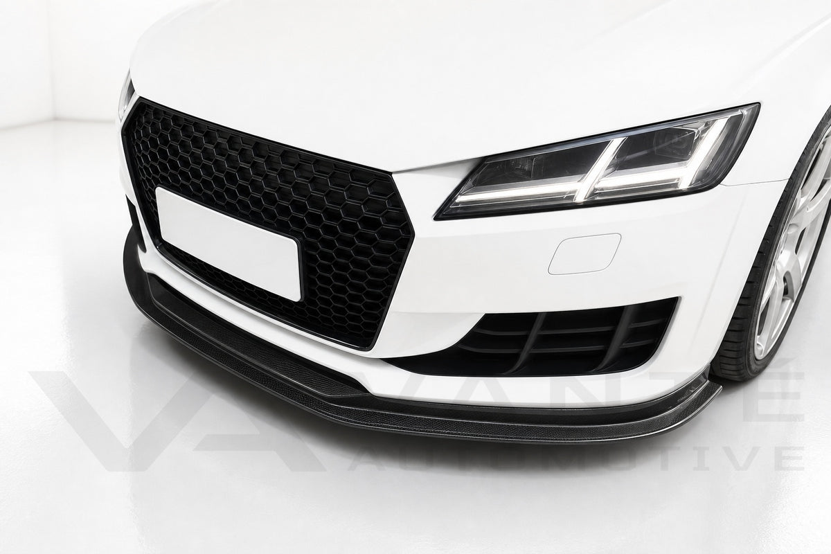 Audi TT 8S (MK3) カーボンファイバー フロントスプリッター リップ V2