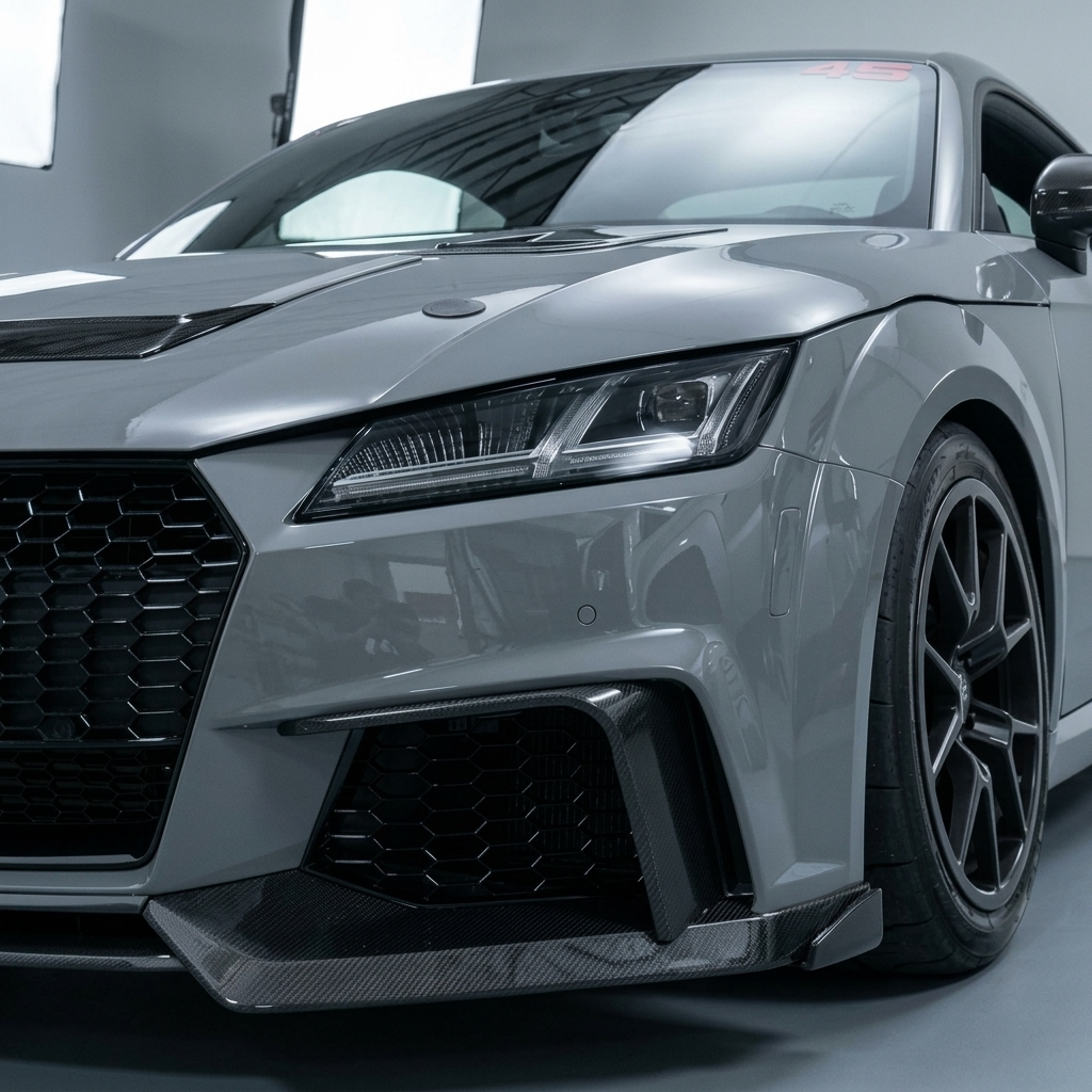 Audi TTRS 8S (MK3) Carbon Fiber Front Splitter Lip image 3