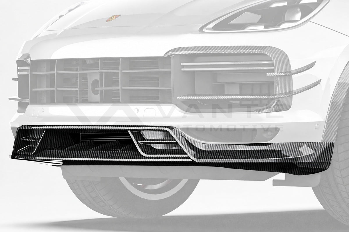 Porsche Cayenne 9YA/9YB Carbon Fibre Front Lip – image 9