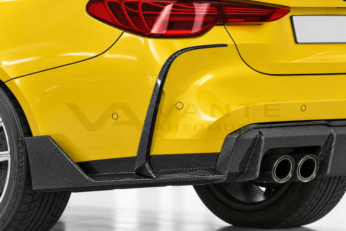 BMW M4 G82/G83 Carbon Fibre Rear Canards – image 2