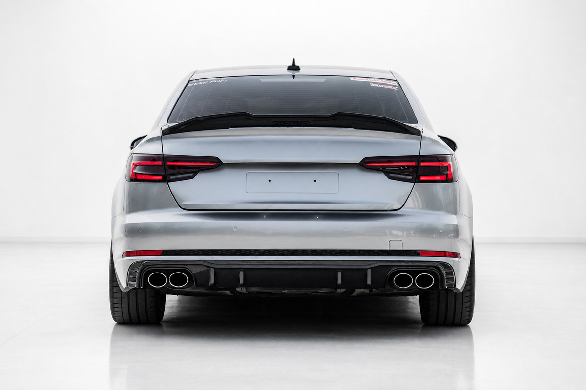 Audi A4 S-Line/S4 B9 Carbon Fibre Heckdiffusor Lippe