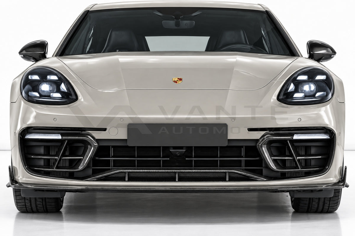 Porsche Panamera 971.2 Carbon Fibre Front Bumper Trim – image 3