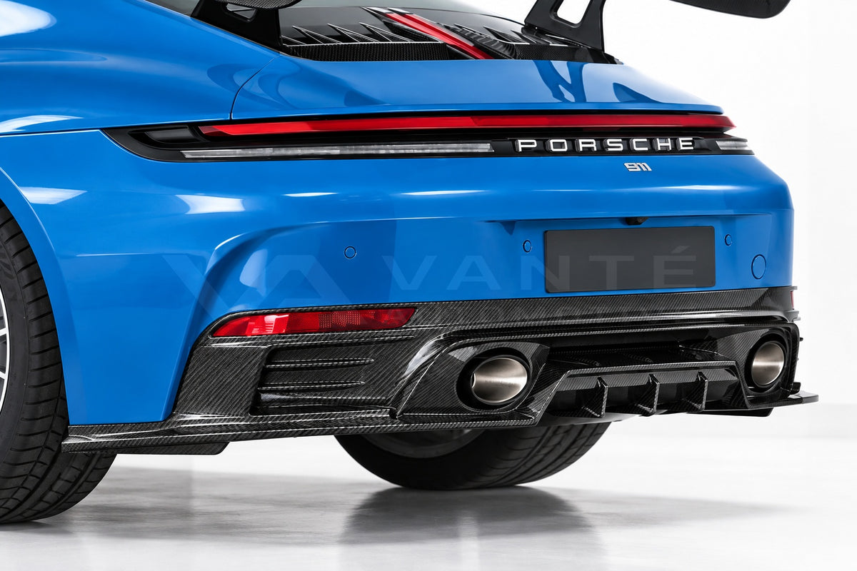 Porsche 911 992.2 Carbon Fibre Lower Rear Diffuser – image 2