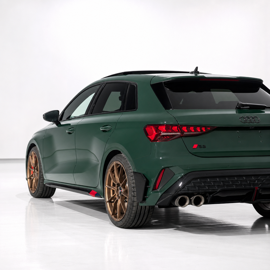 Audi A3/S3/RS3 8Y Cuchillas aerodinámicas del difusor trasero